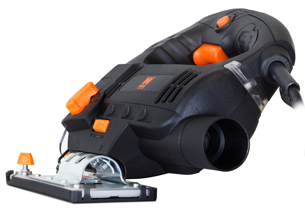 WEN 15-Amp Plunge Woodworking Router Kit + 6.6-Amp Variable Speed Orbital Jig Saw with Laser and LED Light WEN