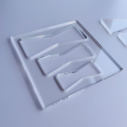 Bow Tie Router Template, Clear Acrylic Template, Woodworking Router Template