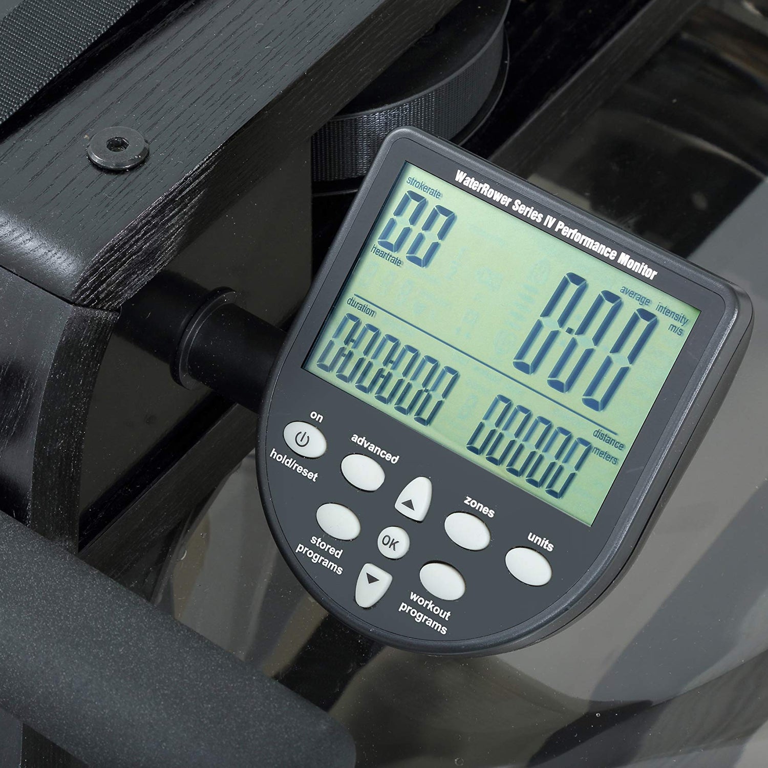 WaterRower Club All Black Rowing Machine in Ash Wood with S4 Monitor WaterRower