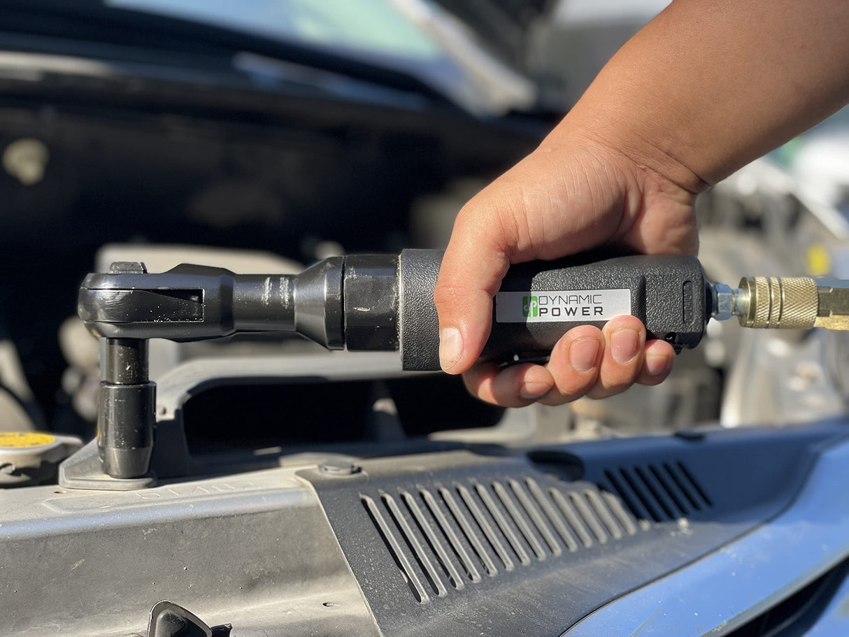 DP Dynamic Power 3/8'' Heavy Duty PRO Air Ratchet Wrench Professional Choice 55 ft-lbs DP Dynamic Power