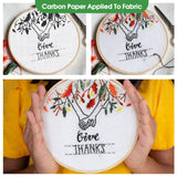 Carbon Paper for Tracing Graphite Transfer-Paper - PSLER 30 Pcs Black Graphite Paper for Tracing Drawing Patterns on Wood Projects Canvas Fabric psler