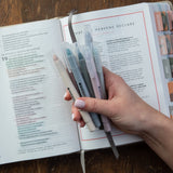 DIVERSEBEE No Bleed Highlighters and Pens, 8 Pack Assorted Gel Highlighters Set, Cute Markers, Journaling School Supplies, Accessories (Dusty) DIVERSEBEE