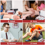 RHINO RESCUE 350 Pieces All-Purpose First Aid Kit, Home & Office Professional Medical Supplies, Ideal for Emergency, School, Car, Survival, Travel, RHINO RESCUE