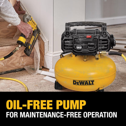 DEWALT Pancake Air Compressor, 6 Gallon, 165 PSI (DWFP55126),Multi - WoodArtSupply