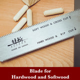 SUIZAN Japanese Pull Saw Ryoba 6 Inch Replaceable Small Hand Saw Flexible Flush Cut Trim Saw for Hardwood and Softwood Woodworking Tools SUIZAN