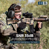 SNR35dB Hearing Protection Ear Muffs for Noise Reduction, Effective Ear Protection, Noise Cancelling Ear Muffs, Ear Protection for Shooting, Mowing, Onhear