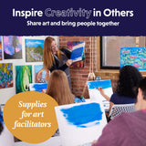 Crafts 4 All Stretched Canvas Boards for Painting - 8 Pack of 11x14 Blank Art Canvases, Framed Canvas for Painting with Acrylic & Oil Paint, Pencil, Crafts 4 All