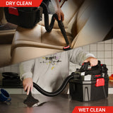 Shop-Vac 20V Cordless Wet/Dry Vacuum, 3-in-1 Portable Shop Vacuum Cleaner, Battery and Charger Included, Ideal for Jobsite, Garage, Car & Workshop Shop-Vac