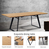 ZckyCine Modern mid-Century Dining Table Dining Table and Chairs for 6 Rectangular Wooden Dining Table Expandable Dining Table Space-Saving ZckyCine