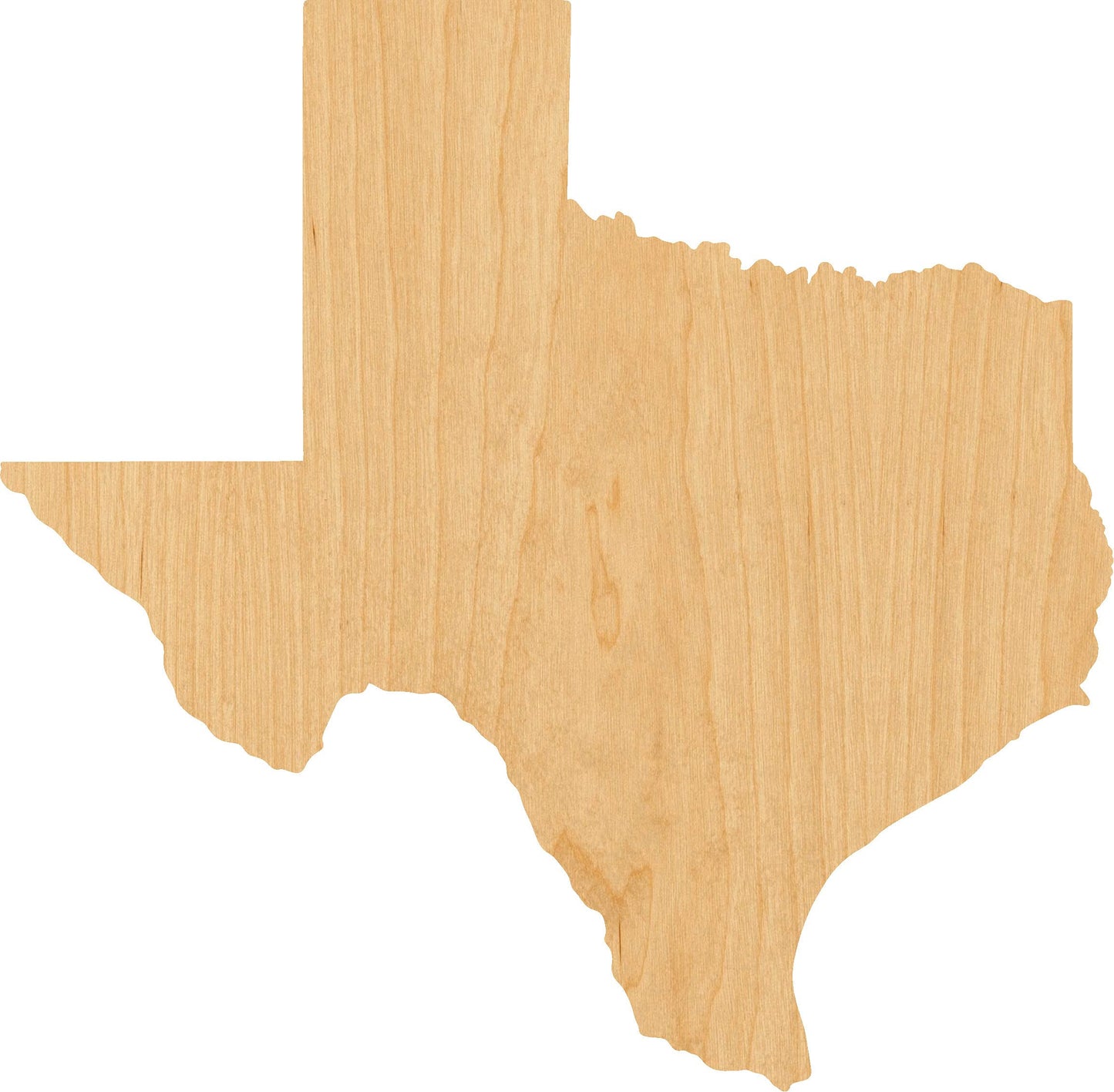 Texas Laser Cut Out Wood Shape Craft Supply - 4 Inch