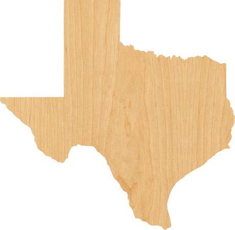 Texas Laser Cut Out Wood Shape Craft Supply - 4 Inch Generic