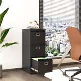 VIYET 2 Drawer and 3 Drawer File Cabinet,Metal Vertical File Cabinets with Lock for Home Office,Heavy Duty Office Steel Filing Cabinet for Hanging VIYET