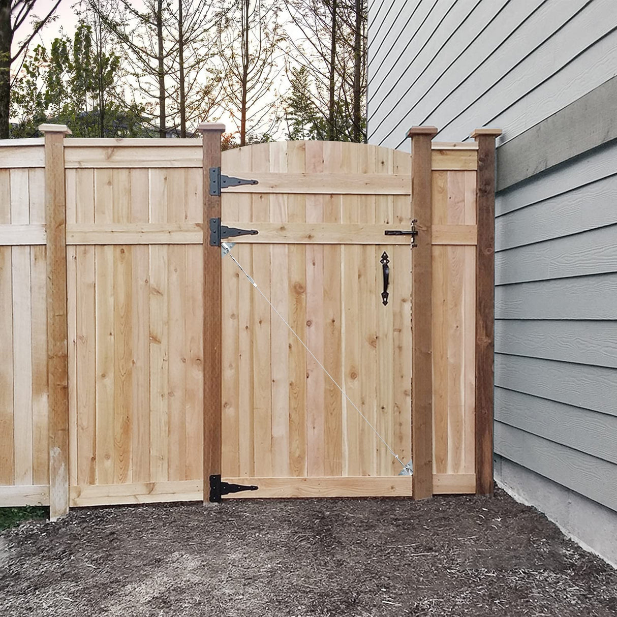 HOME MASTER HARDWARE 2 Pack Anti Sag Gate Kit for Wooden Fence Repair, Zinc Plated Steel, Anti-sag Gate Hardware Kit - Turnbuckle, Hooks, Heavy HOME MASTER HARDWARE