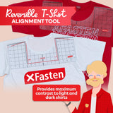 XFasten Tshirt Ruler Guide for Vinyl Alignment 17 Inch T Shirt Ruler Guide Centering Ruler, Shirt Ruler for Heat Press and Cricut, Shirt Measurement XFasten