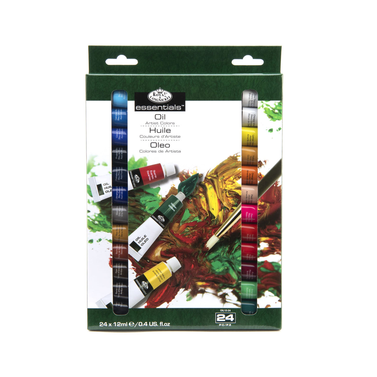 Royal & Langnickel Oil Paint PK 24/PKG, Yellow Royal & Langnickel