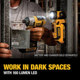 DEWALT 20V MAX LED Work Light, Magnetic, Freestanding and Clip-On, Bare Tool Only (DCL044) DEWALT