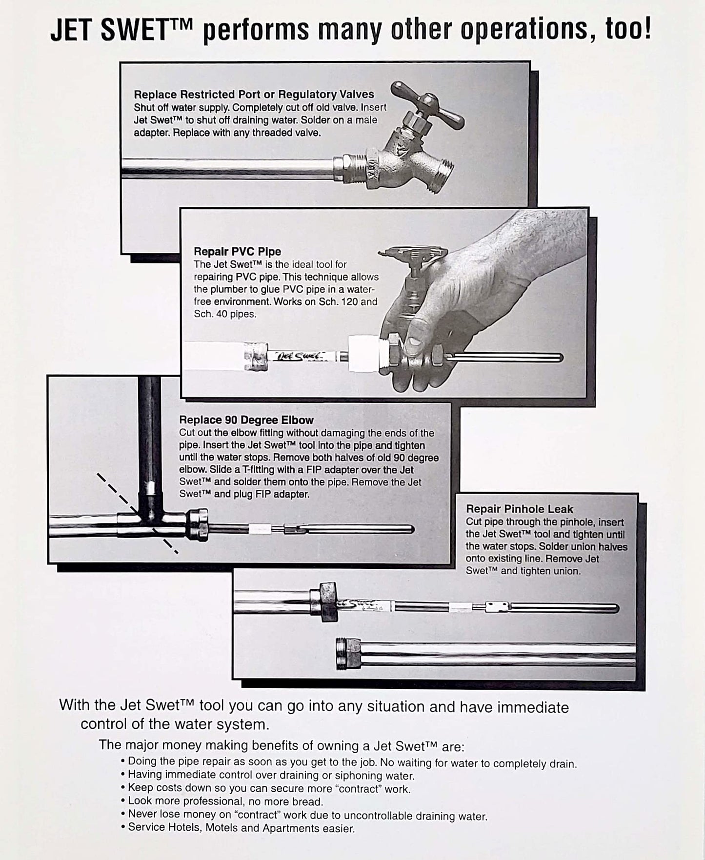 Jet Swet Pack - 1/2 in. to 2 in. - WoodArtSupply