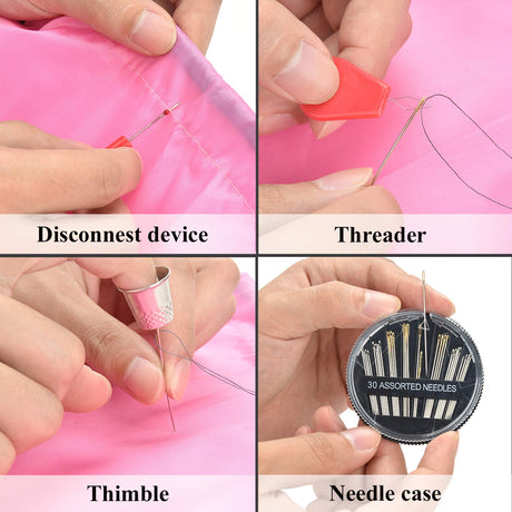 Marcoon Sewing KIT, DIY Sewing Supplies with Sewing Accessories, Portable Mini Sewing Kit for Beginner, Traveller and Emergency Clothing Fixes, with Marcoon