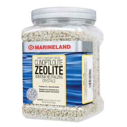 Marineland White Diamond 50 Ounces, Removes Toxic Ammonia, aquarium Filter Media - WoodArtSupply