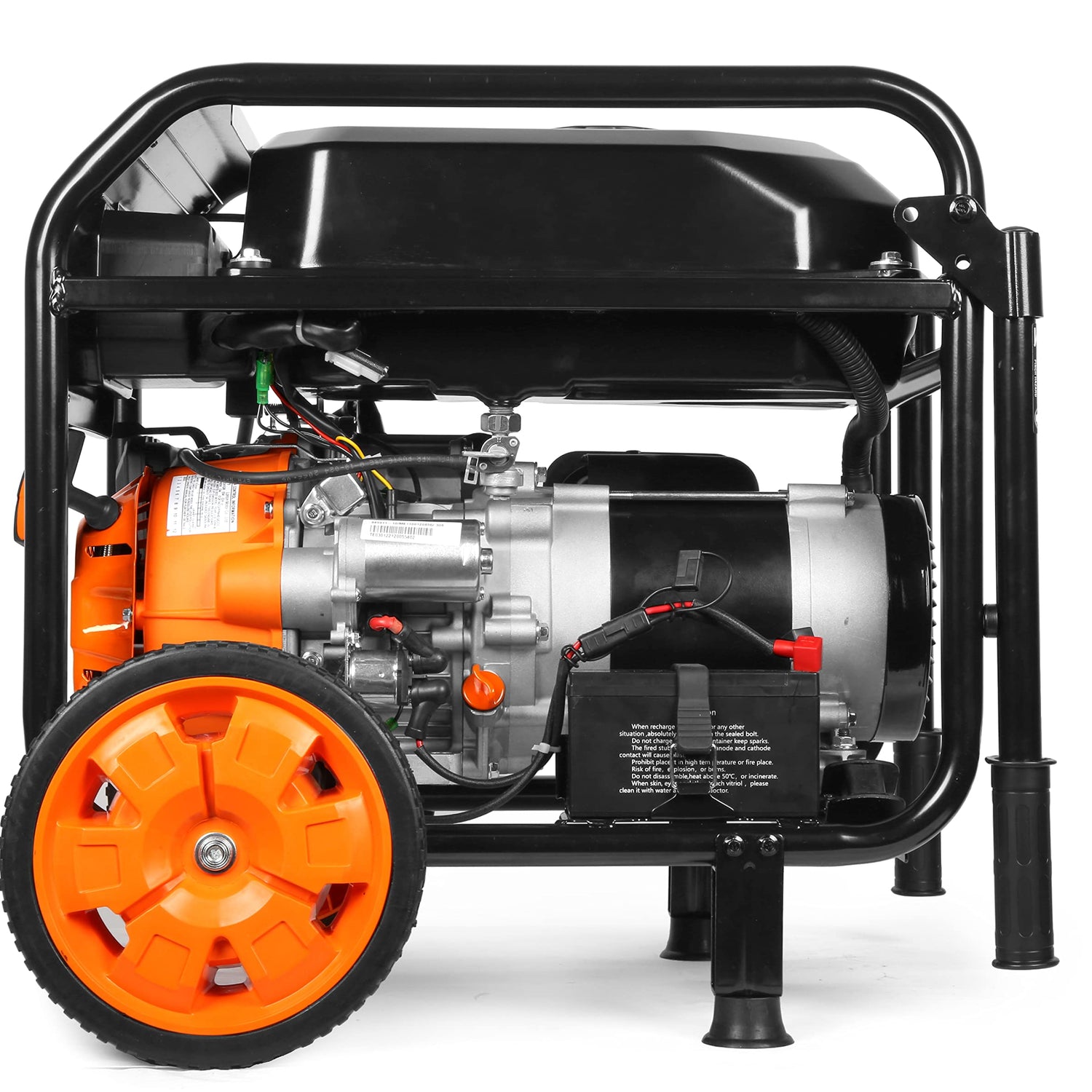 WEN 5600-Watt Portable Generator, Electric Start, 224cc, Transfer-Switch and RV-Ready with CO Shutdown Sensor (GN5602X) WEN