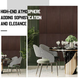 Frienda 6 Pcs 47.2 x 23.6 Inch Acoustic Wood Wall Panels Decorative Soundproof Wall Panels 3D Slat Wood Panels for Home Office Cinema Interior Wall Frienda