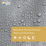 GUARD SHIELD Heavy Duty Tarp 12x20 Feet Silver/Black Multi Purpose Thick Waterproof Poly Tarp Cover 10mil GUARD SHIELD