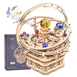 ROKR Starry Night 3D Musical Box Puzzle Kit for Adults and Teens ROKR