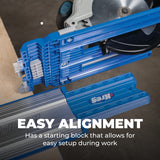 Kreg KMA3700 Accu-Cut XL - Universal Track Saw Guide System - Make Straight, Cross, Rip & Angled Cuts Easily KREG