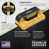 Franklin Sensors ProSensor M150 Professional Stud Finder with 9-Sensors for The Highest Accuracy Detects Wood & Metal Studs with Incredible Speed, Franklin Sensors Professional Stud Finders