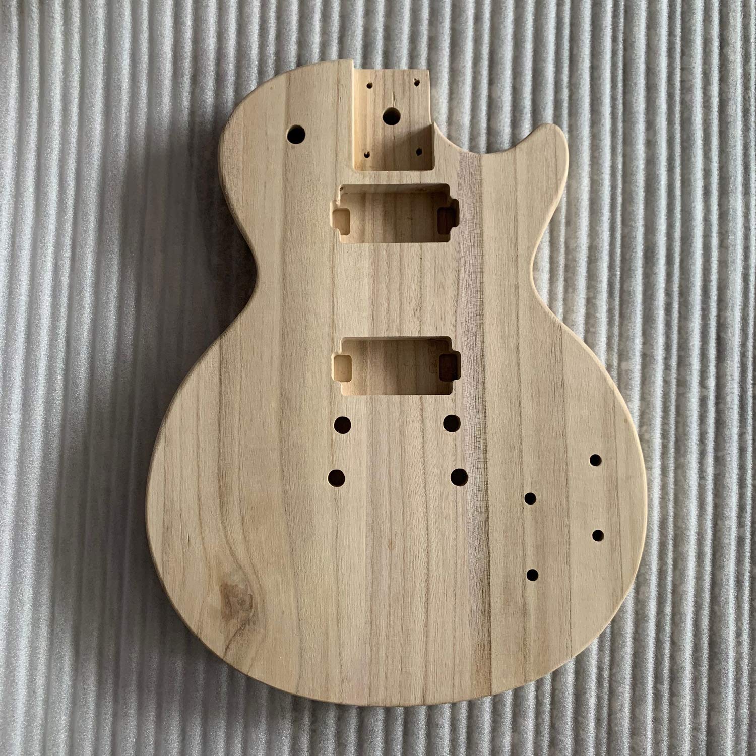 JINGFENG Unfinished Electric Guitar Body Maple Wood Blank Guitar Barrel for PB Style Bass Guitars DIY Parts - WoodArtSupply