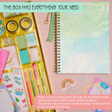 Gifts for Girls Age of 8 9 10 11 12 13 Years Old and Up, DIY Journal Set, Personalized Diary Stuff for Tweens Teens, Decorate Your Planner/Organizer, ABERLLS