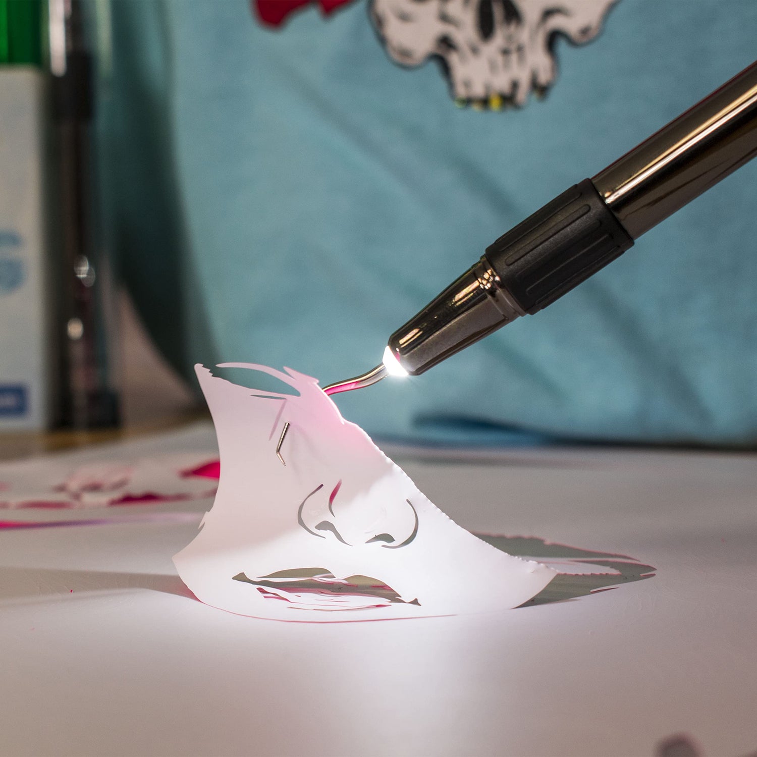 Tweedy Lite Pin Weeding Tools with Build in LED Light. Perfect for Vinyl, Paper & Iron-on Projects, Great Companion for Cricut or Any Cutting Heat Transfer Source