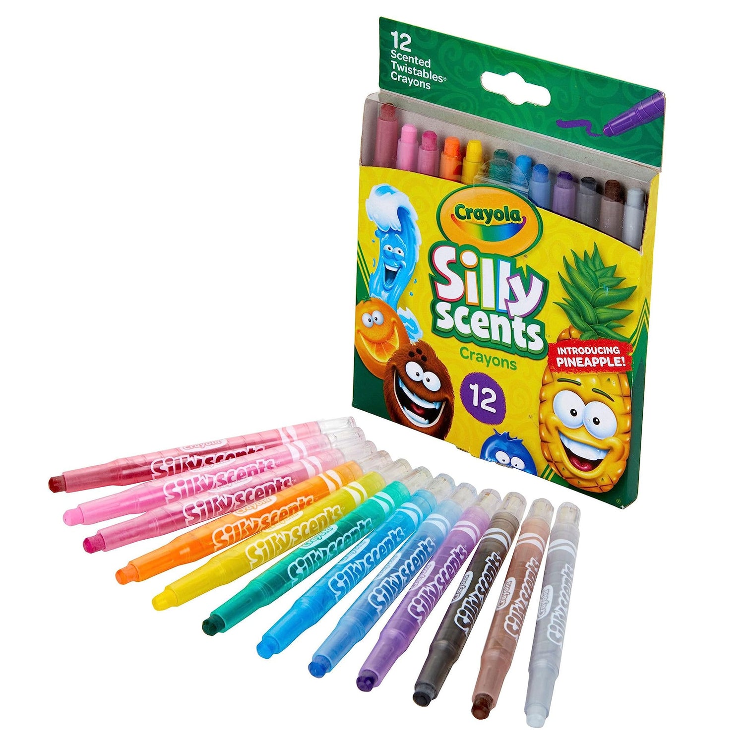 Crayola Silly Scents Twistables Crayons, 12 Count, Coloring Supplies, Gift for Kids Crayola