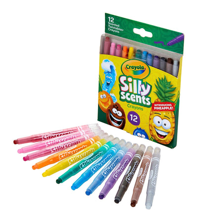 Crayola Silly Scents Twistables Crayons, 12 Count, Coloring Supplies, Gift for Kids - WoodArtSupply