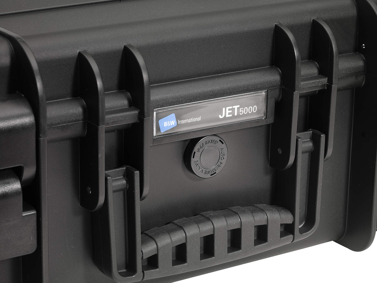 Jet 5000 Outdoor Tool Case with Pocket Tool Boards, Black B&W International