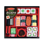 Melissa & Doug Sushi Slicing Play Food Set - Pretend Play Kitchen Toys, Wooden Sushi Food For Play, Pretend Sushi For Kids Ages 3+ Melissa & Doug