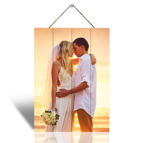 Artblox Custom Picture Frames On Real Wood Wall Art Print Pictures From Your Phone Wedding Baby Dog Family Mothers Day Customized Gifts Photo Prints Artblox