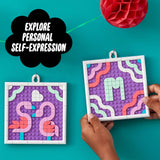 LEGO DOTS Message Board 41951 DIY Arts & Crafts Kit, Customizable Letter Board with Colorful Tiles for Kids Ages 6-10 LEGO