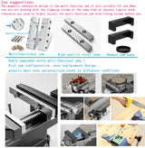 MYTEC Bench Vise or Table Vise, multifunctional jaw, multi-functional Combined Vise with Quick Adjustment, Universal Rotate 360° Work Clamp-On Vise, MYTEC