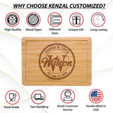 Personalized Cutting Board for Christmas Gift with Couple Names, Christmas Gifts for Couples Unique, Customizable Charcuterie Boards, Anniversary, Kenzal Customized