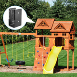 TROPTOLKY 12PCS Concealed Joist Hangers, Concealed Flange Light Joist Hanger for Wood Rail, 2”x 4” Q235 Steel Joist Brackets TROPTOLKY