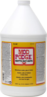 Mod Podge CS11304 Waterbase Sealer, Glue and Finish, 128 oz, Matte Mod Podge