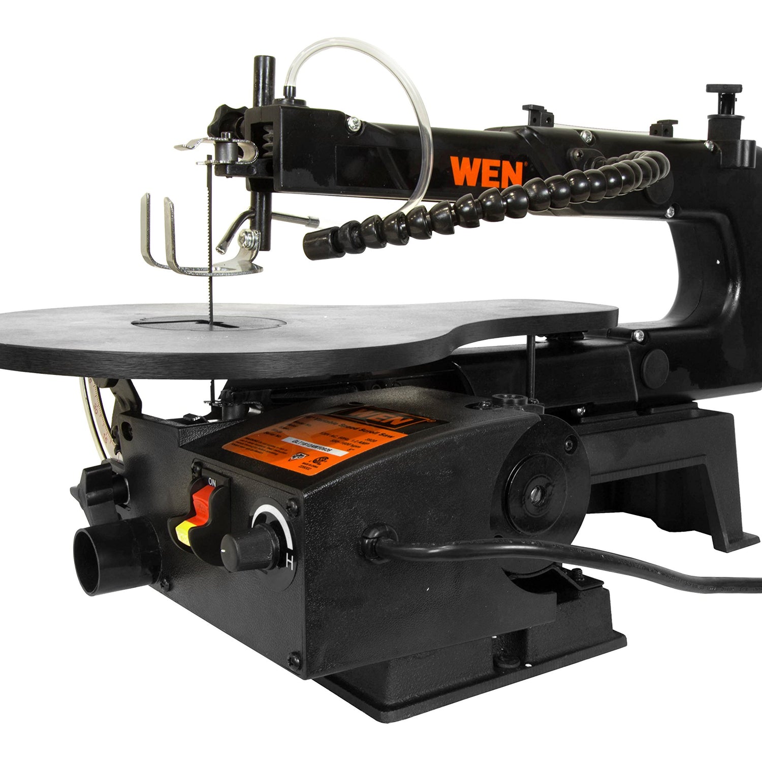 WEN 3921 16-Inch Two-Direction Variable Speed Scroll Saw with Work Light WEN