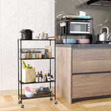 Homdox 6 Tier Wire Shelving Unit on Wheels, Storage Shelves for Garage Kitchen Living Room, Heavy Duty Shelving Rack, 21.26 x 11.42 x 72.05 inch (L x Homdox