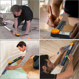 Rainyb Digital Angle Finder Tool 7inch 0-360 degree LED Digital Protractor with Horizontal Vertical Bubble Levels and Ruler Meter Accurate Tools for Rainyb