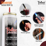 Foghat Cocktail Smoker Torch with Butane (2) for Smoked Cocktails and Cooking - Handheld Refillable Culinary Butane Kitchen Blow Torch Lighter Gun, THOUSAND OAKS BARREL