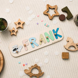 Personalized Baby Gifts Wooden Name Puzzle Custom Puzzle For Toddlers 1-3 Years Old Baby Name Puzzle Montessori Room Decor Name Gift Boys And Girls Enjoy The Wood