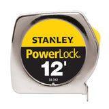 STANLEY PowerLock Tape Measure, 12-Foot (33-212) Stanley