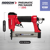 Arrow PT23G 23 Gauge Compact Pneumatic Pin Nail Gun, Oil-Free, Fits 3/8”, 1/2”, 5/8”, 13/16” and 1” Nails Arrow Fastener