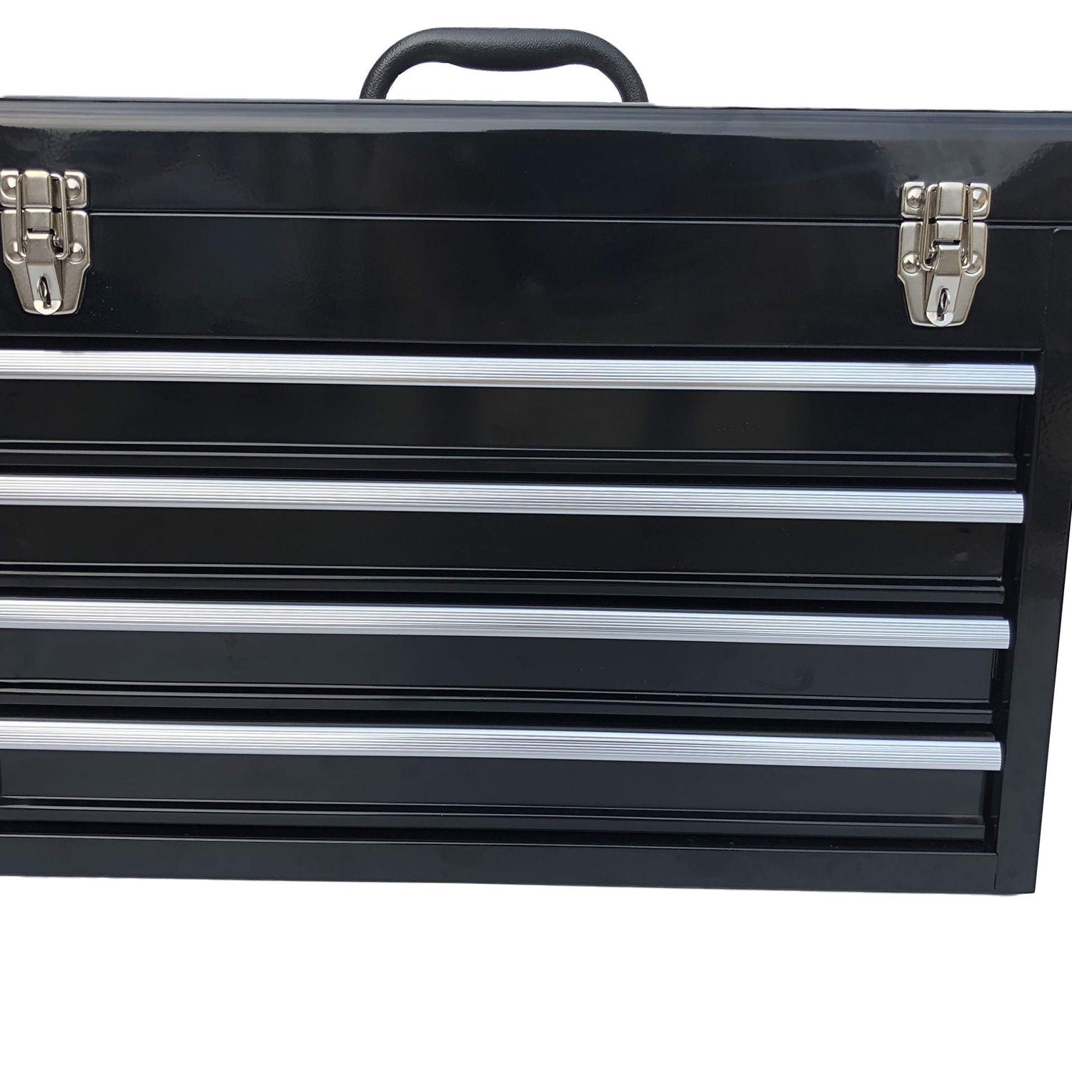 Workington Portable Metal Tool Chest with 4 Drawers, 20" 4-Drawer Tool Chest Cabinet with Ball Bearing Drawer Slides, Steel Tool Storage Box Workington
